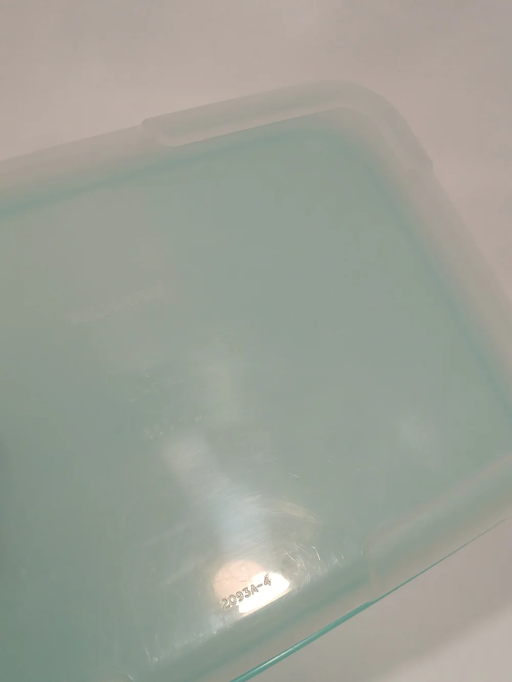 Vntg Tupperware Freezer Mate Set 2093A Lid 2092B Turquoise 2 3/4 Cups Rectangle